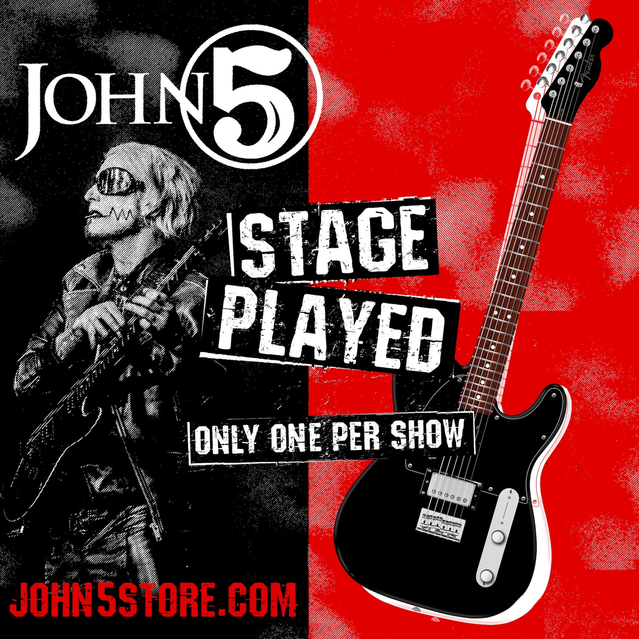 J5 VIP Meet & Greet Guitar Package - Carnival Of Sins Mötley Crüe