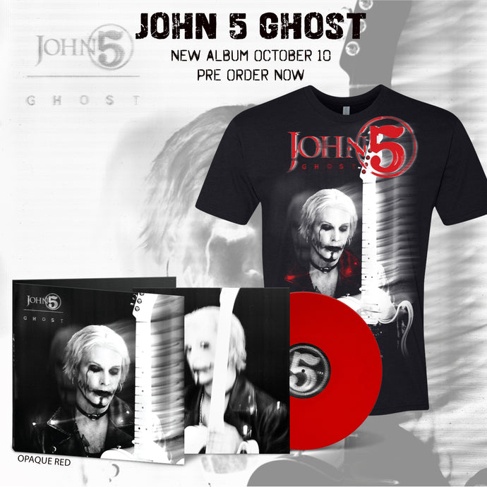 John 5  | GHOST LP | OPAQUE RED LTD ED BUNDLE