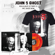 Load image into Gallery viewer, John 5  | GHOST LP | RED FIRE SPLATTER LTD ED BUNDLE