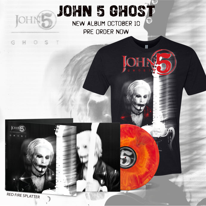 John 5  | GHOST LP | RED FIRE SPLATTER LTD ED BUNDLE