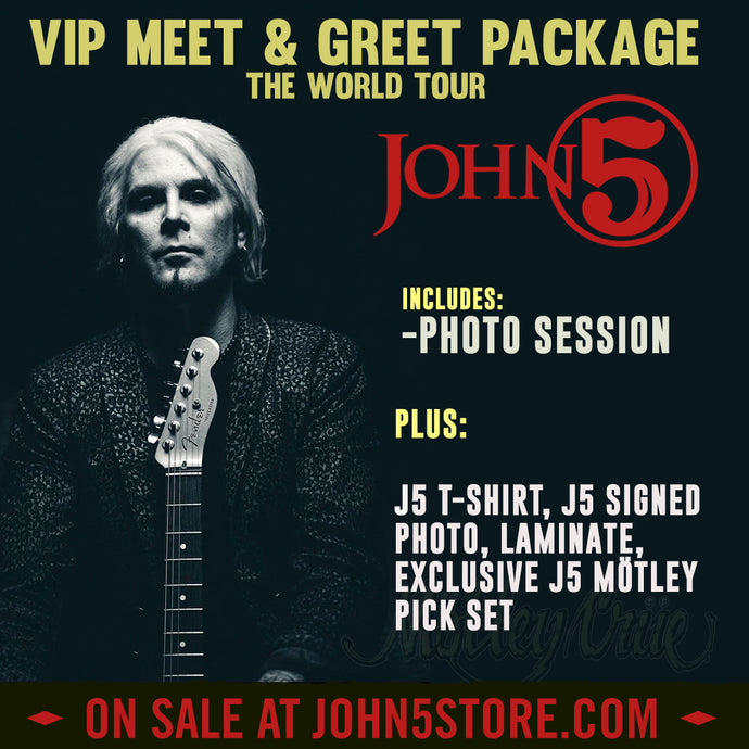 J5 VIP Meet & Greet Mötley Crüe Tour