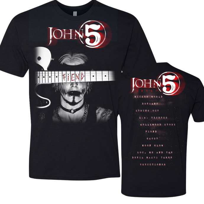 John 5 - FIEND ALBUM T Shirt - PRE-ORDER