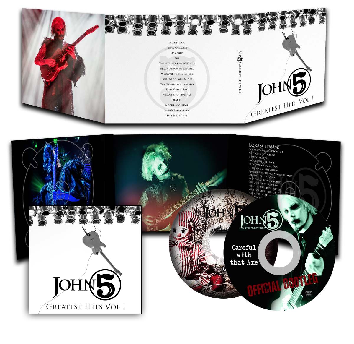 John 'Greatest Hits Vol ' CD + John 5 Store
