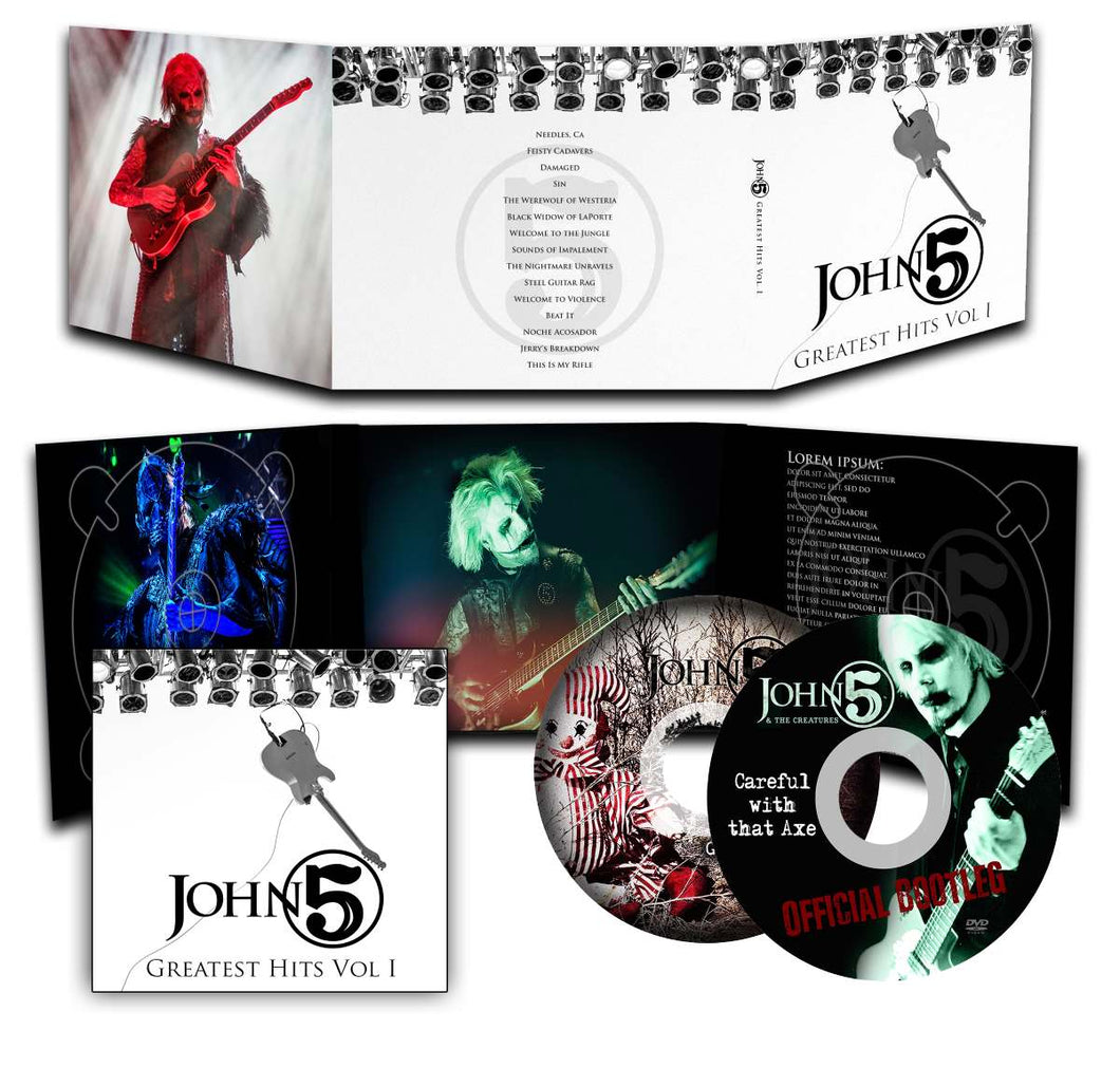 John 5 'Greatest Hits Vol 1 ' CD + DVD