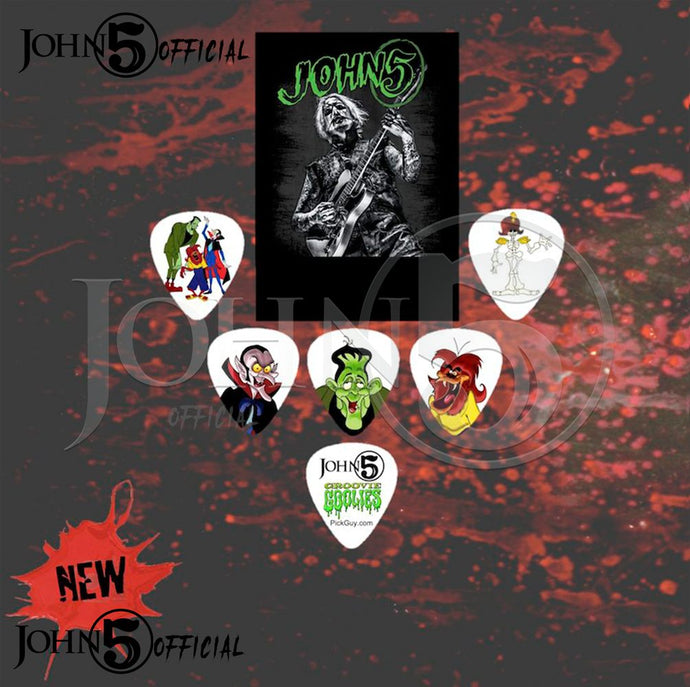 John 5 - Groovy Ghoulies Pick Set Full Series